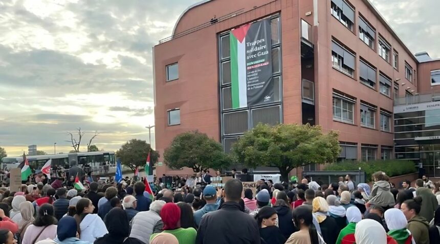 drapeau palestinien mairie