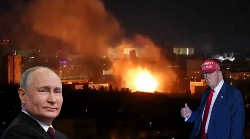 ukraine attaque russe kiev missiles drones Trump Poutine